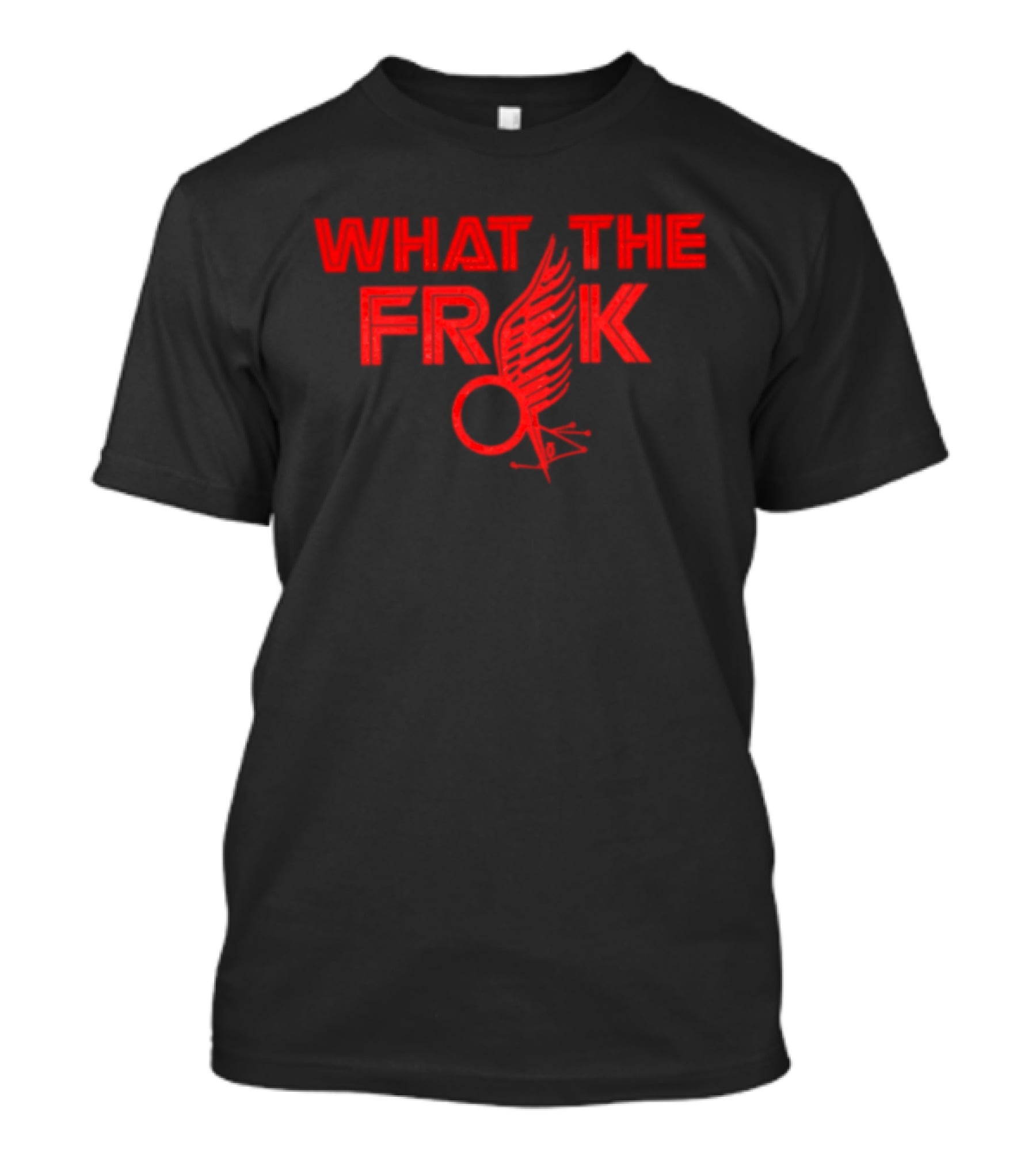 What The Frk Winged Ring Symbol CLE T-Shirt