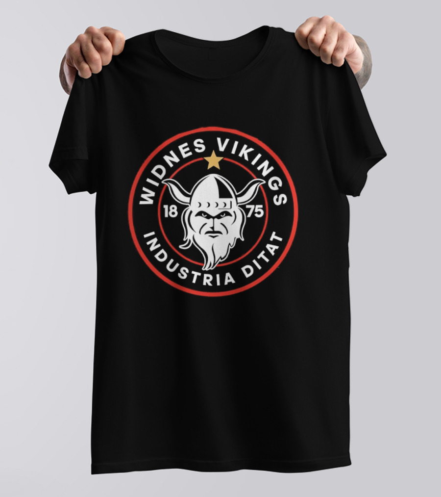 Widnes Vikings 1975 Industria Ditat Viking T-Shirt