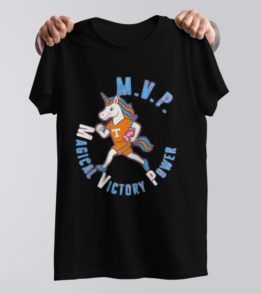 Tennessee Volunteers Unicorn M.V.P. Magical Victory Power T-Shirt