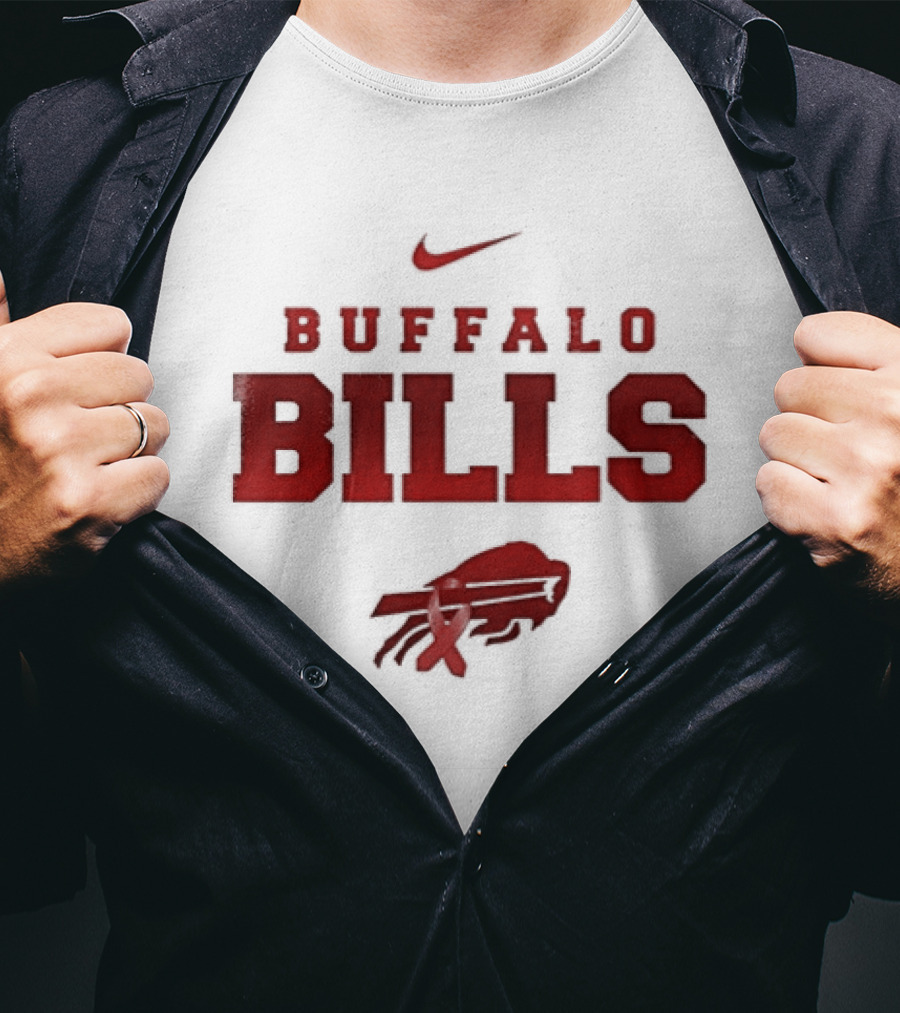 Buffalo Bills Nike Red February American Heart Month T-Shirt
