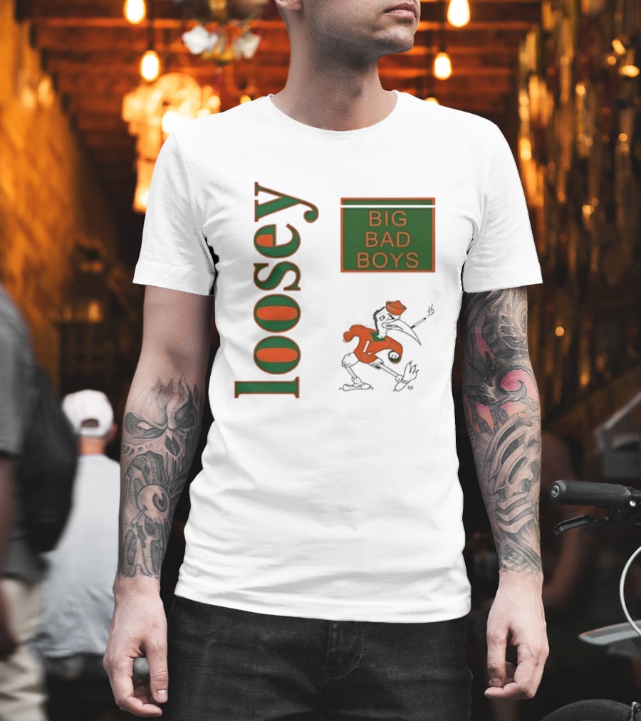 Big Bad Boys Loosey Miami Hurricanes T-Shirt