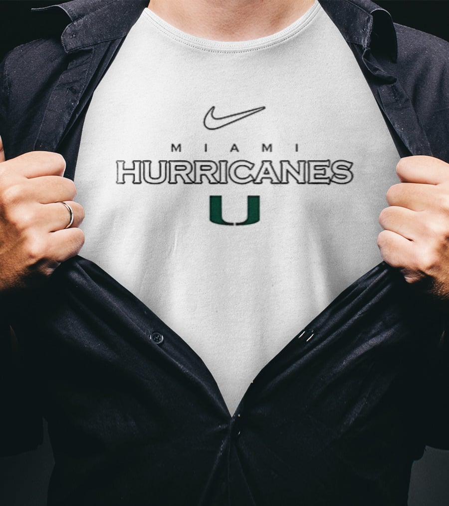 Miami Hurricanes Nike Feeling Lucky St Patricks Day T-Shirt