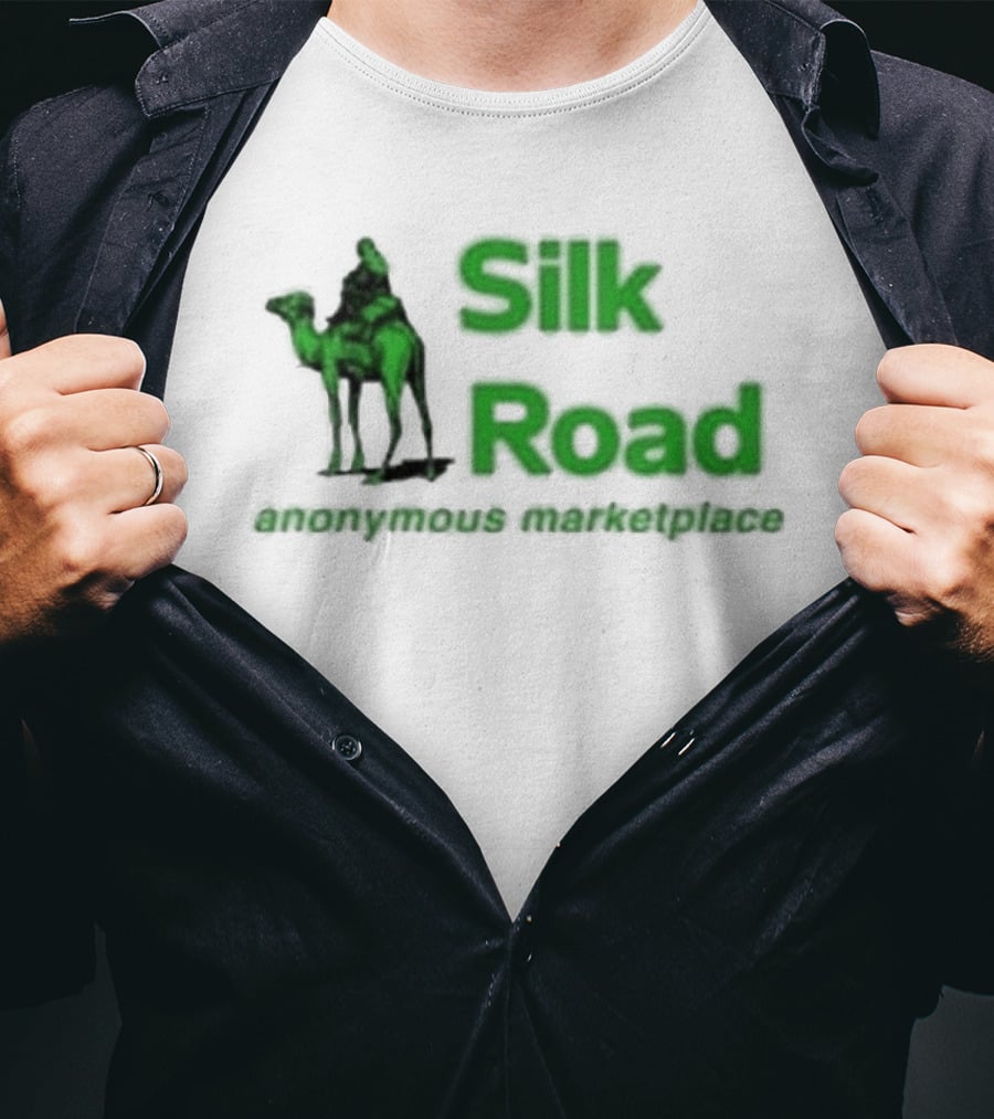 Silk Road Anonymous Marketplace Ross Ulbricht Camel T-Shirt