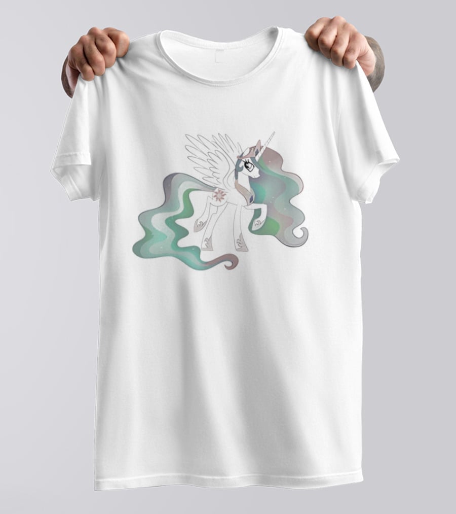 Unicorn Princess Celestia John Felix Cena Wings And Horn Fantasy Fusion T-Shirt