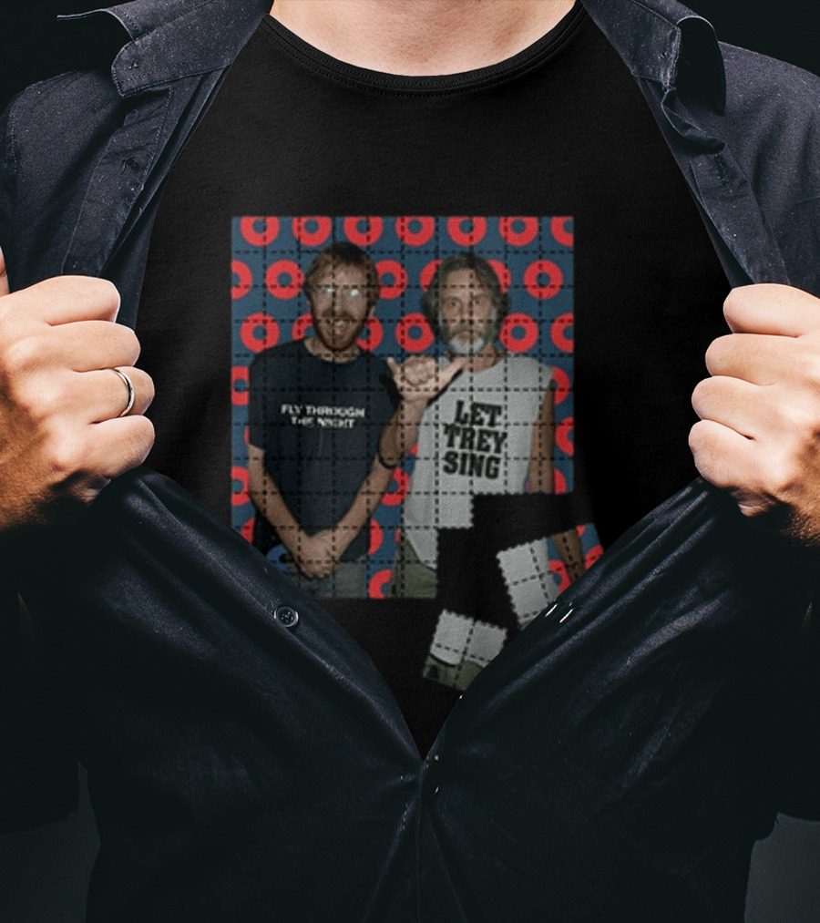 Bob Weir Trey Anastasio Fly Through The Night Let Trey Sing T-Shirt