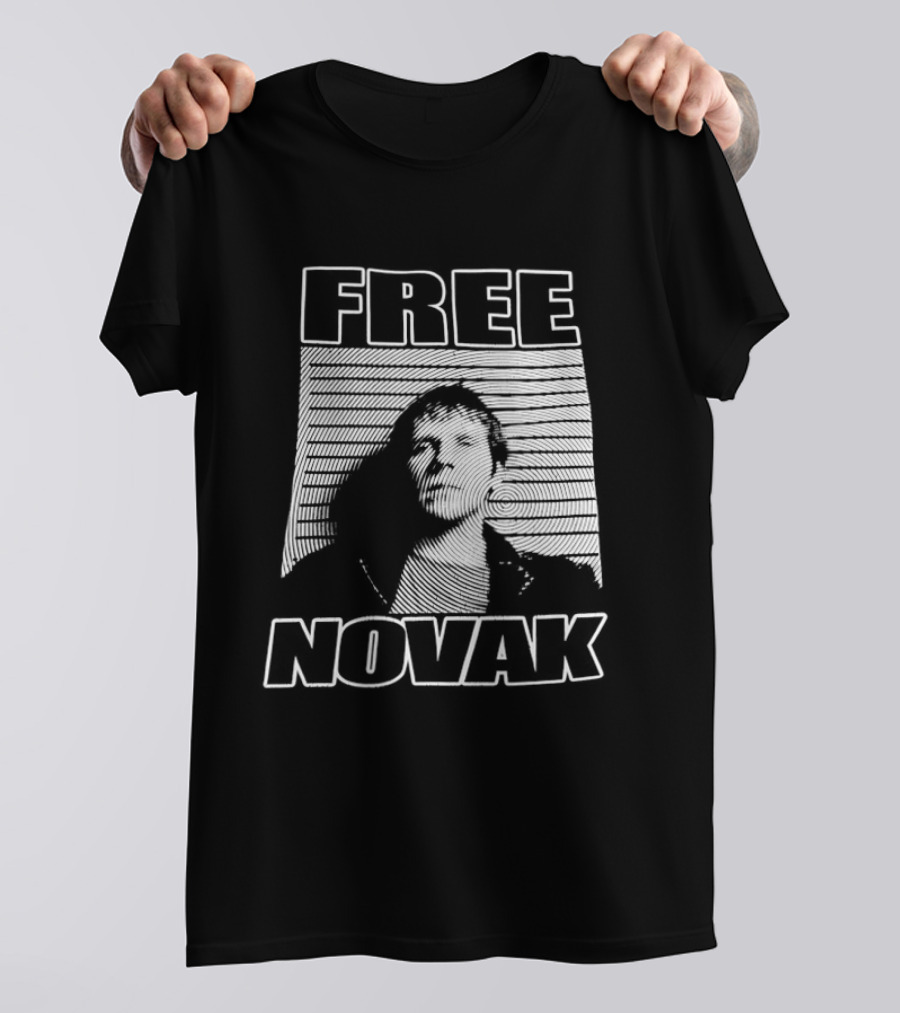 Free Novak Tennis Star Fan Support T-Shirt