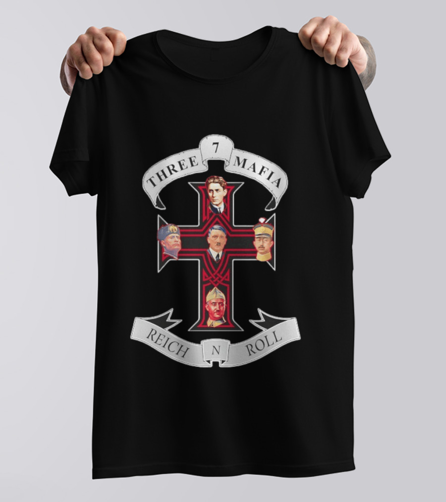 Three 7 Mafia Reich N Roll T-Shirt