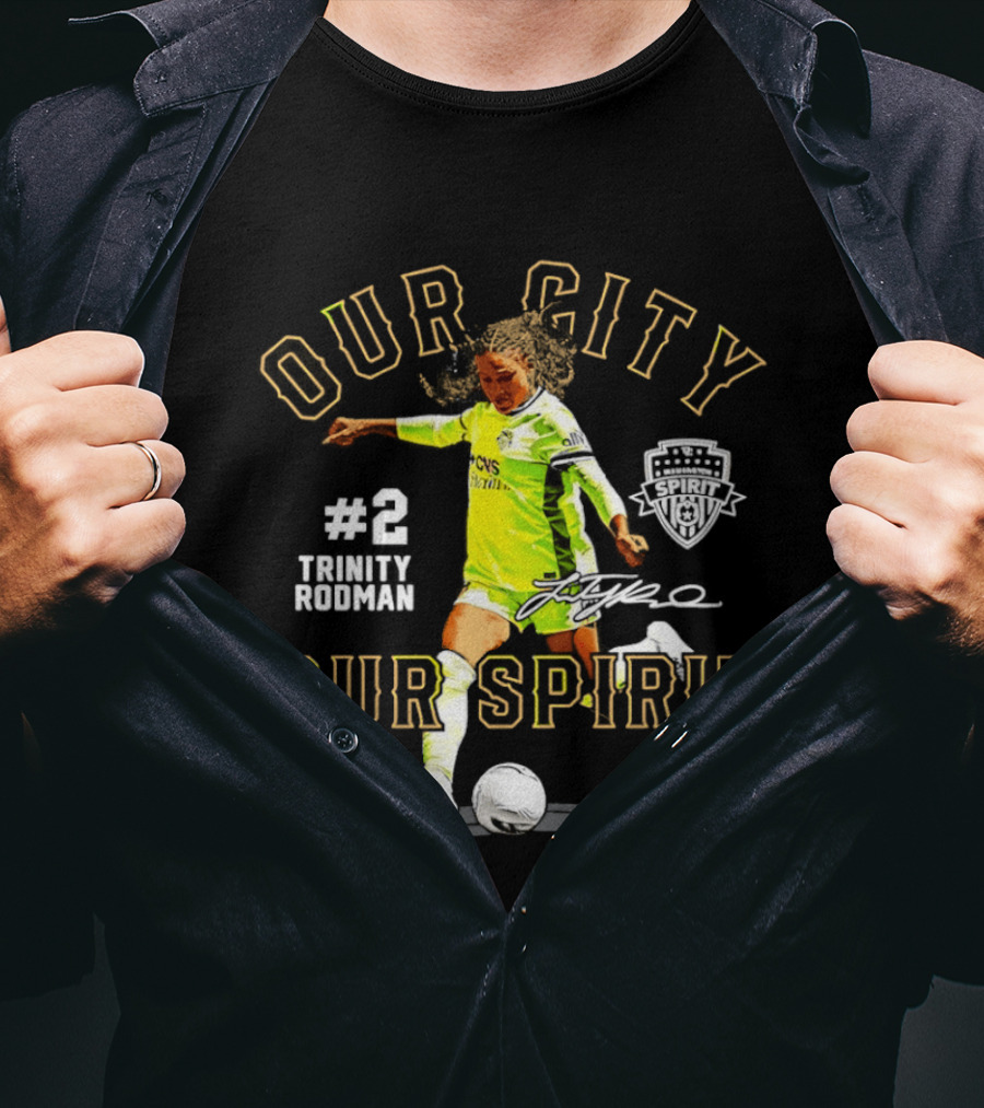 Our City Our Spirit Trinity Rodman Washington Spirit #2 T-Shirt