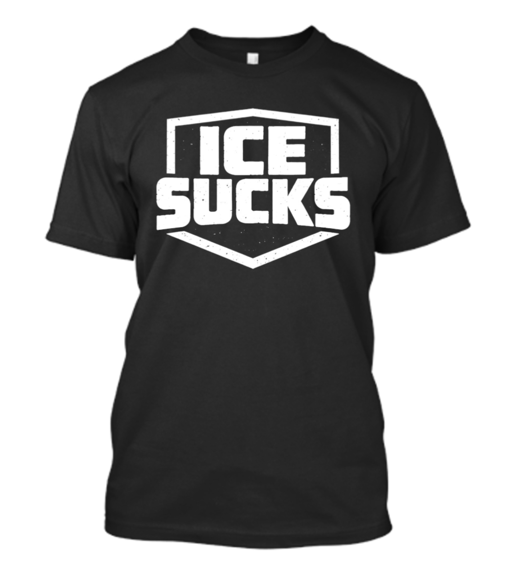 Ice Sucks Distressed Shield T-Shirt