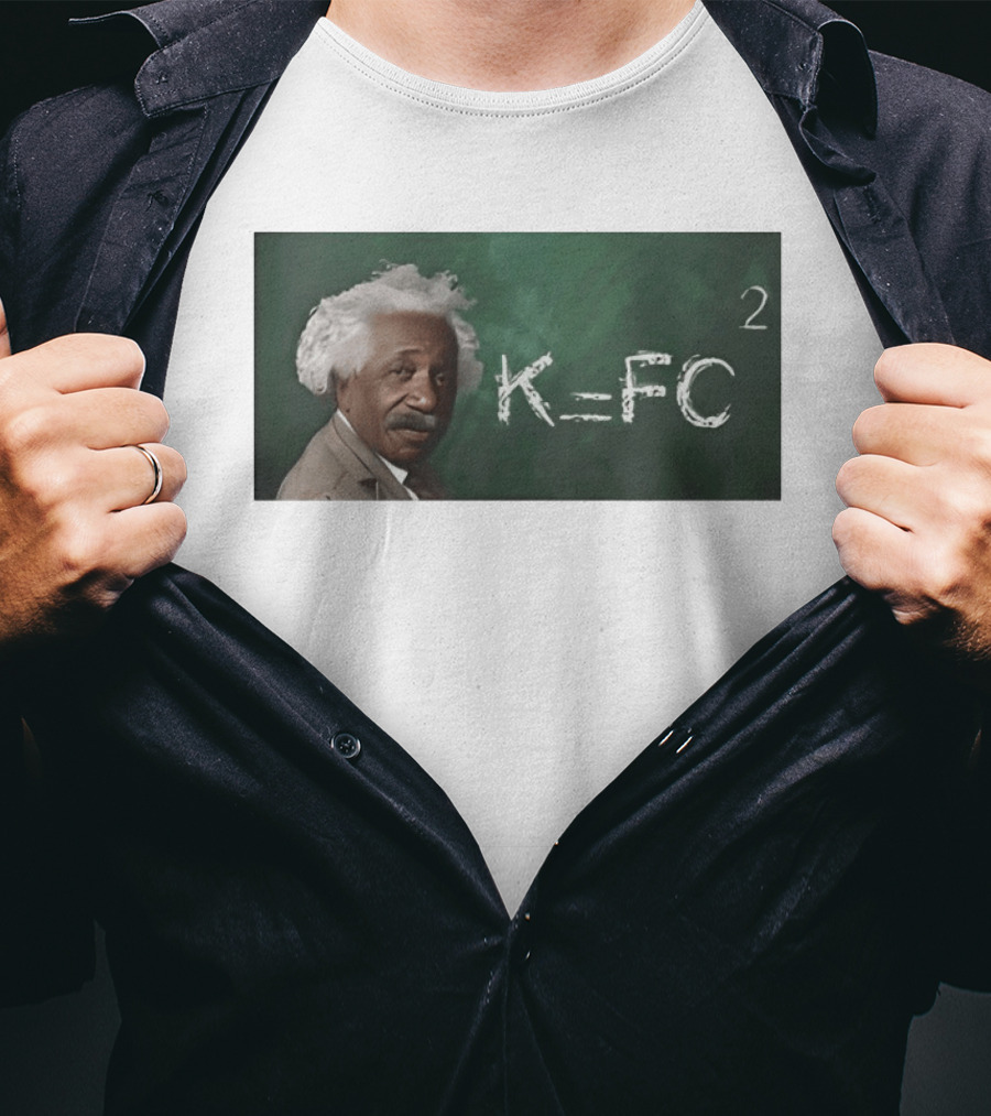 Albert Einstein K FC2 Chalkboard Equation T-Shirt