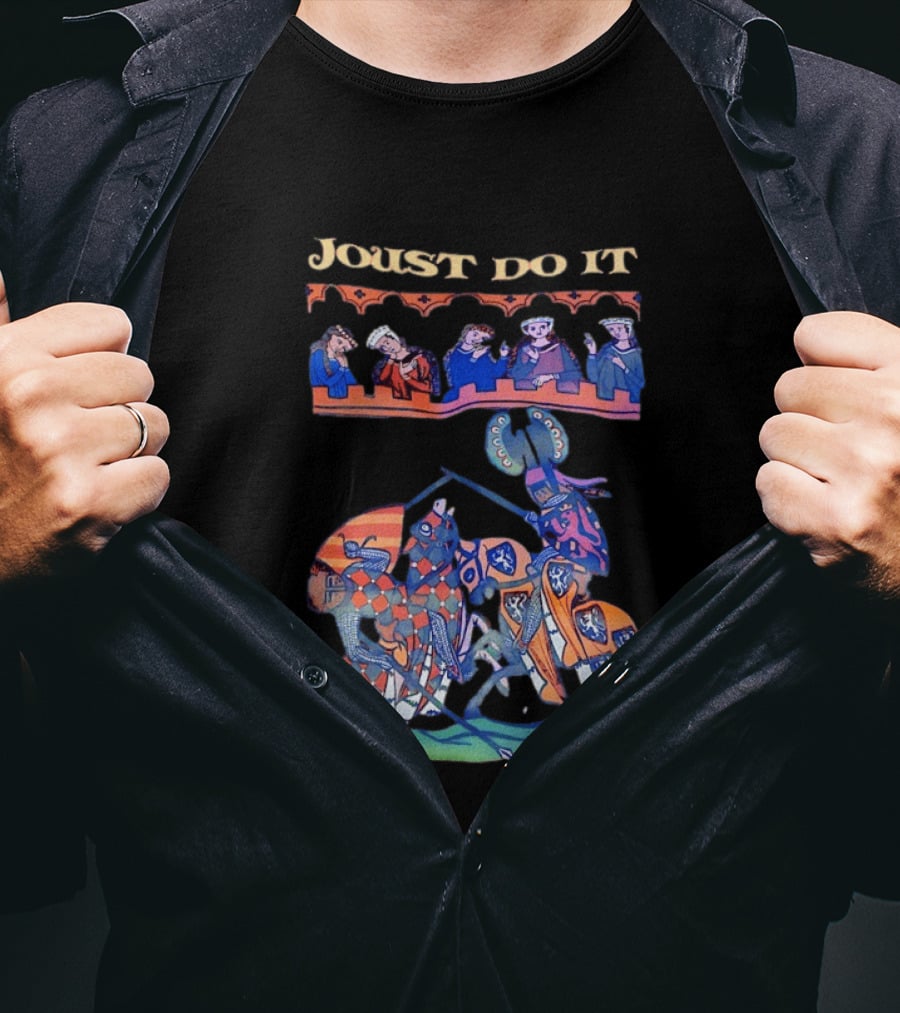 Joust Do It Medieval Knight Battle Scene T-Shirt