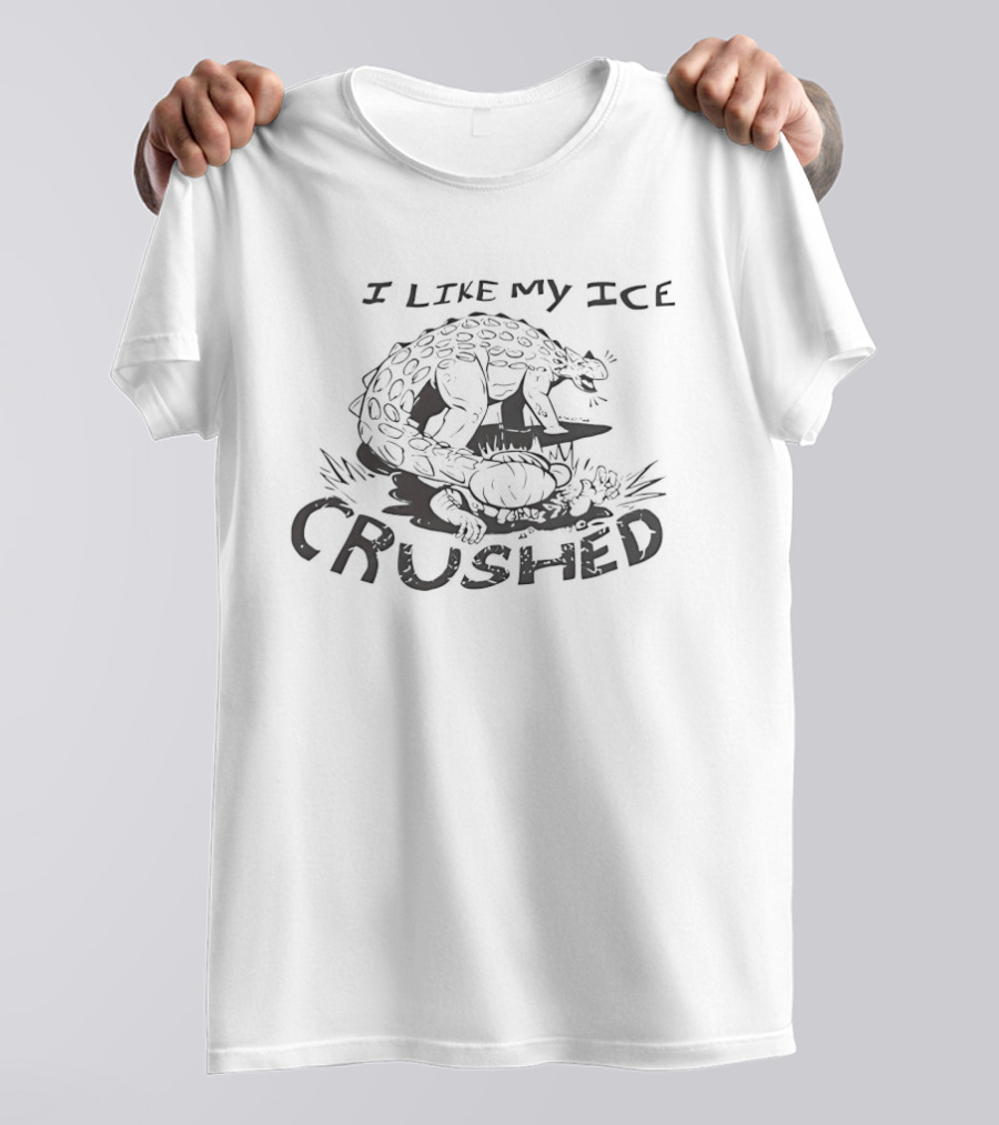 I Like My Ice Crushed Alligator Humor T-Shirt