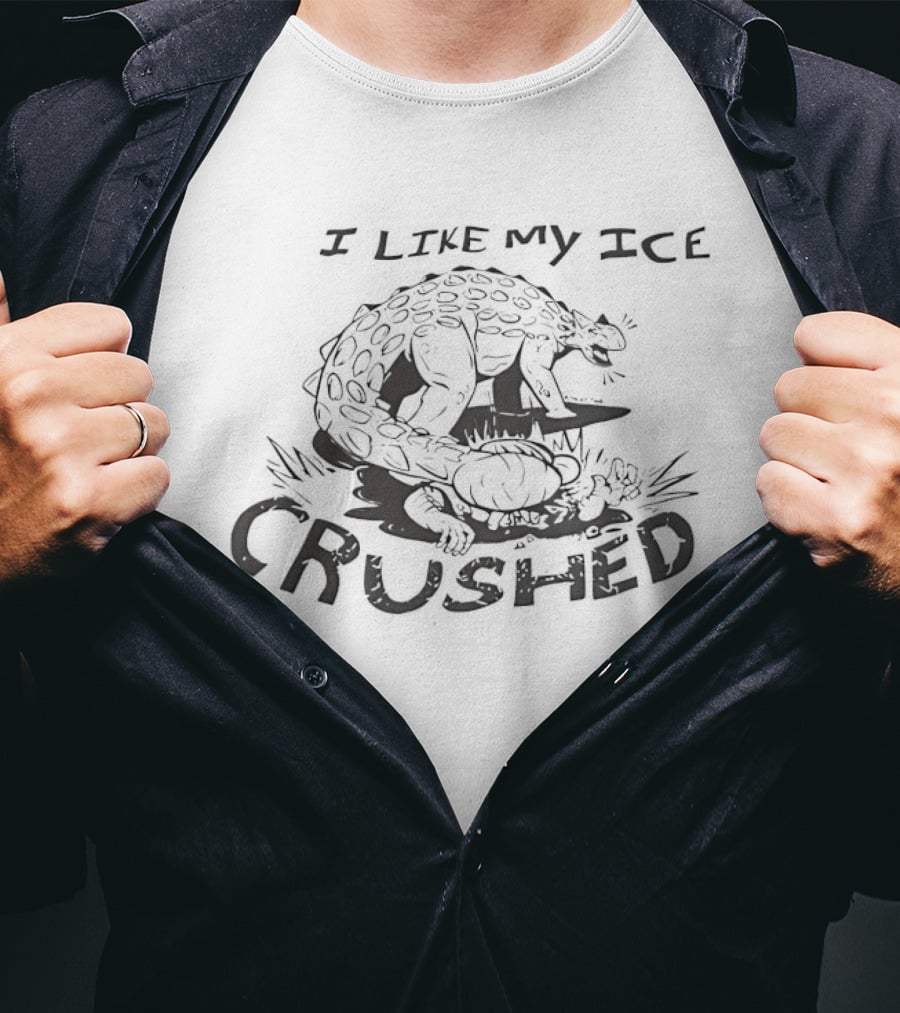 I Like My Ice Crushed Alligator Humor T-Shirt
