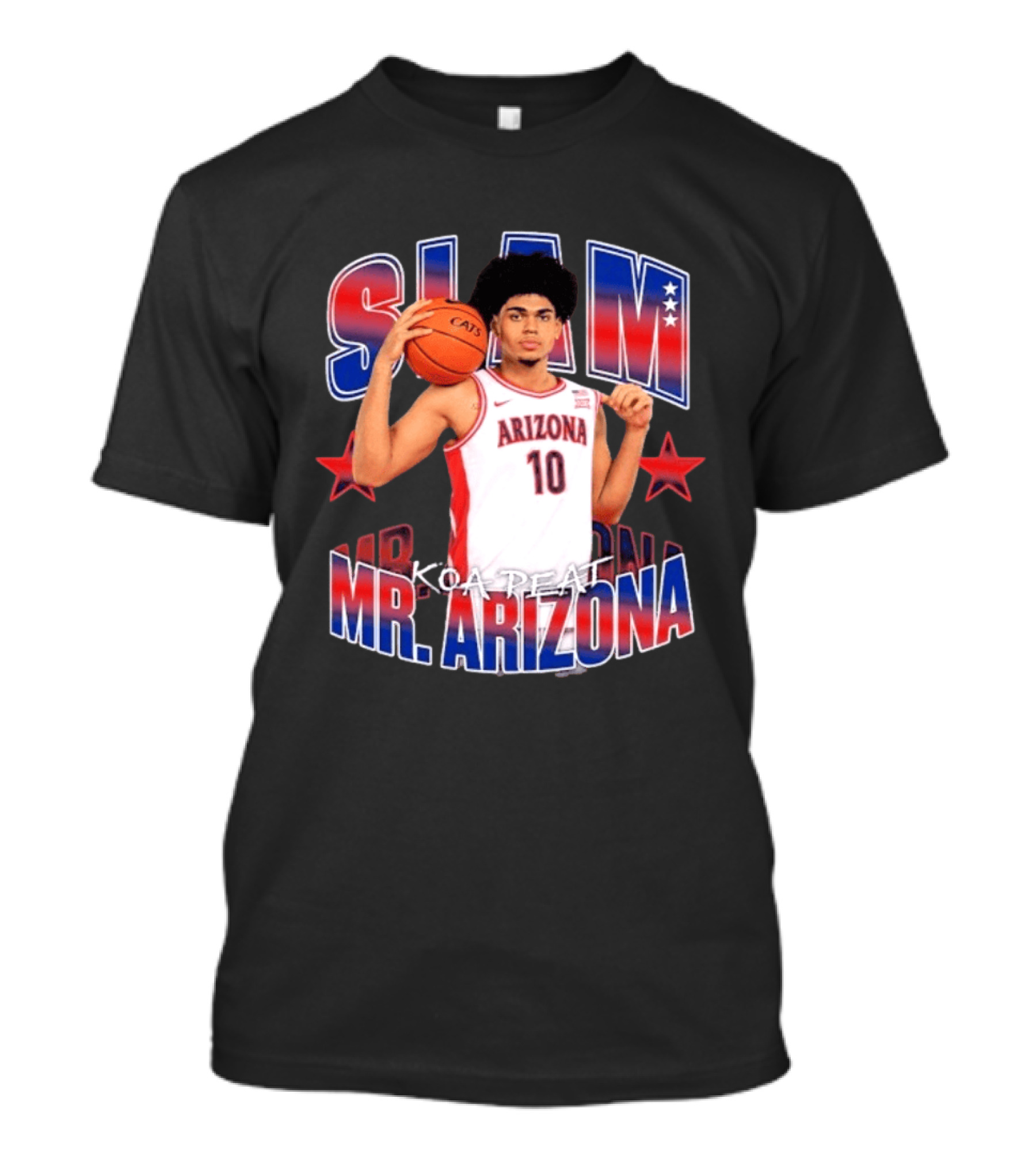 Koa Peat Arizona Basketball Slam Mr Arizona T-Shirt