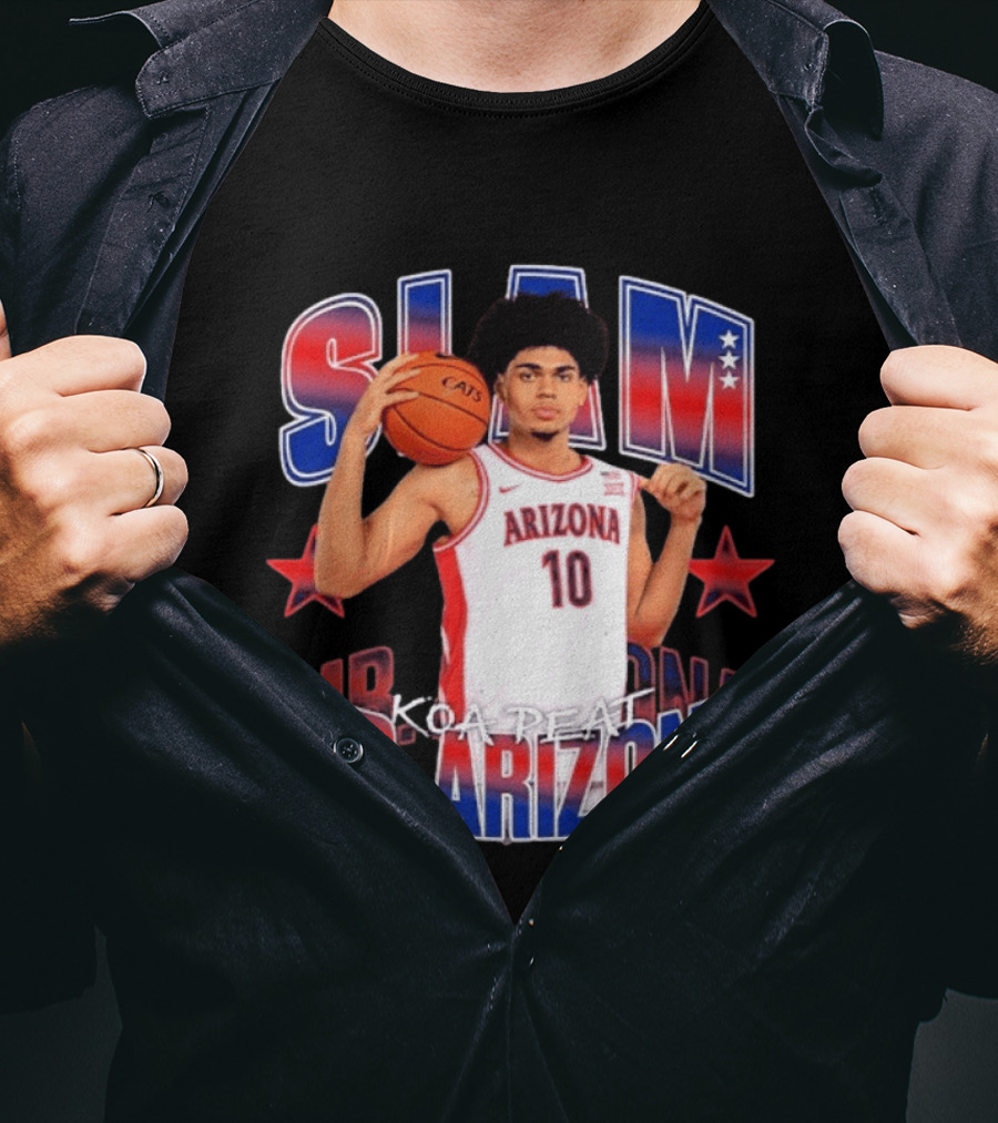 Koa Peat Arizona Basketball Slam Mr Arizona T-Shirt