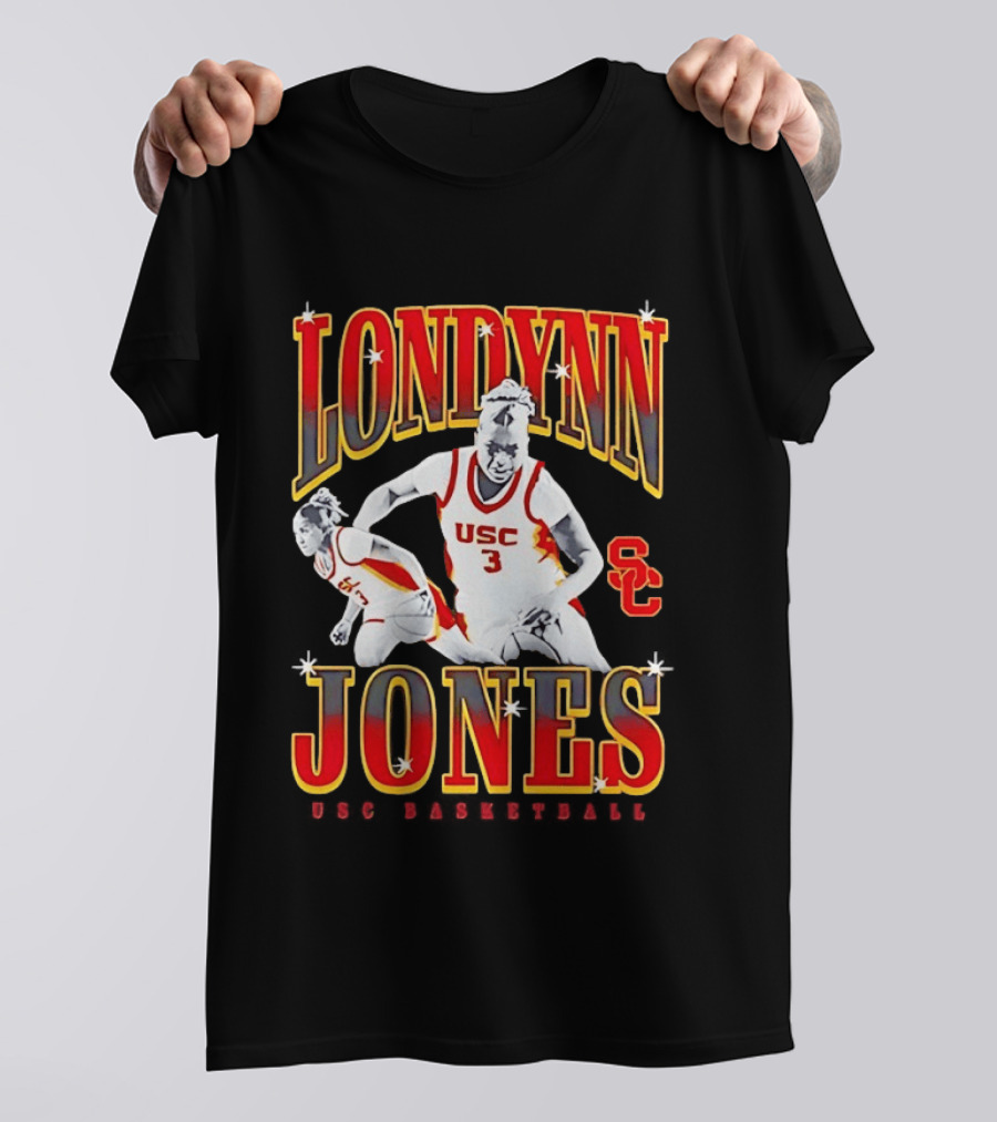 Londynn Jones USC Trojans 3 Basketball Player SC T-Shirt