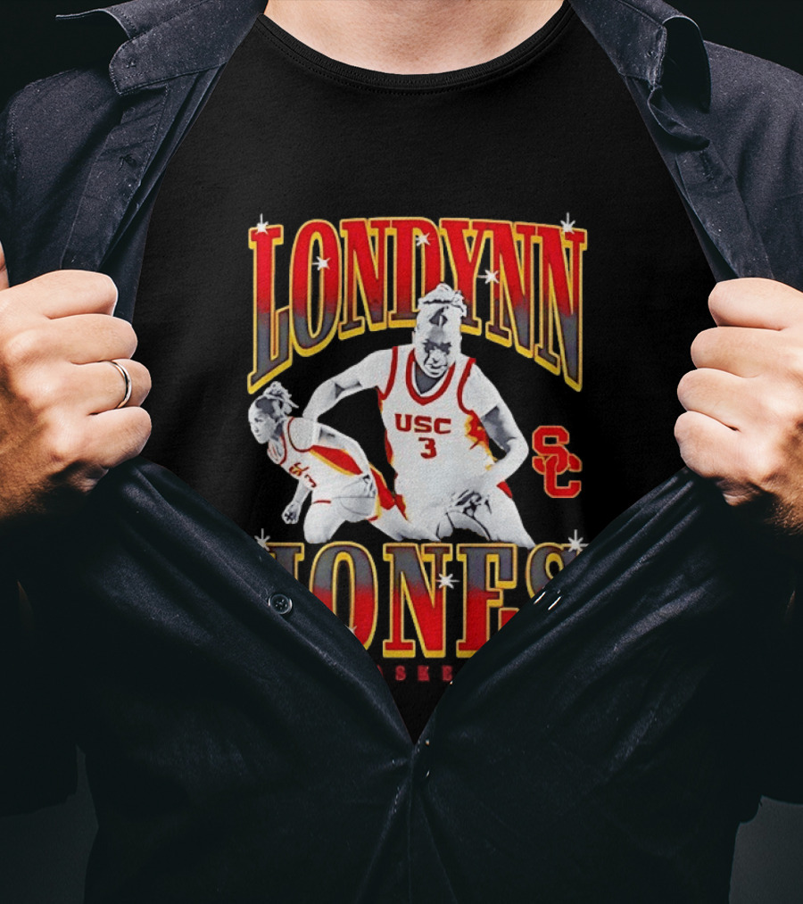 Londynn Jones USC Trojans 3 Basketball Player SC T-Shirt