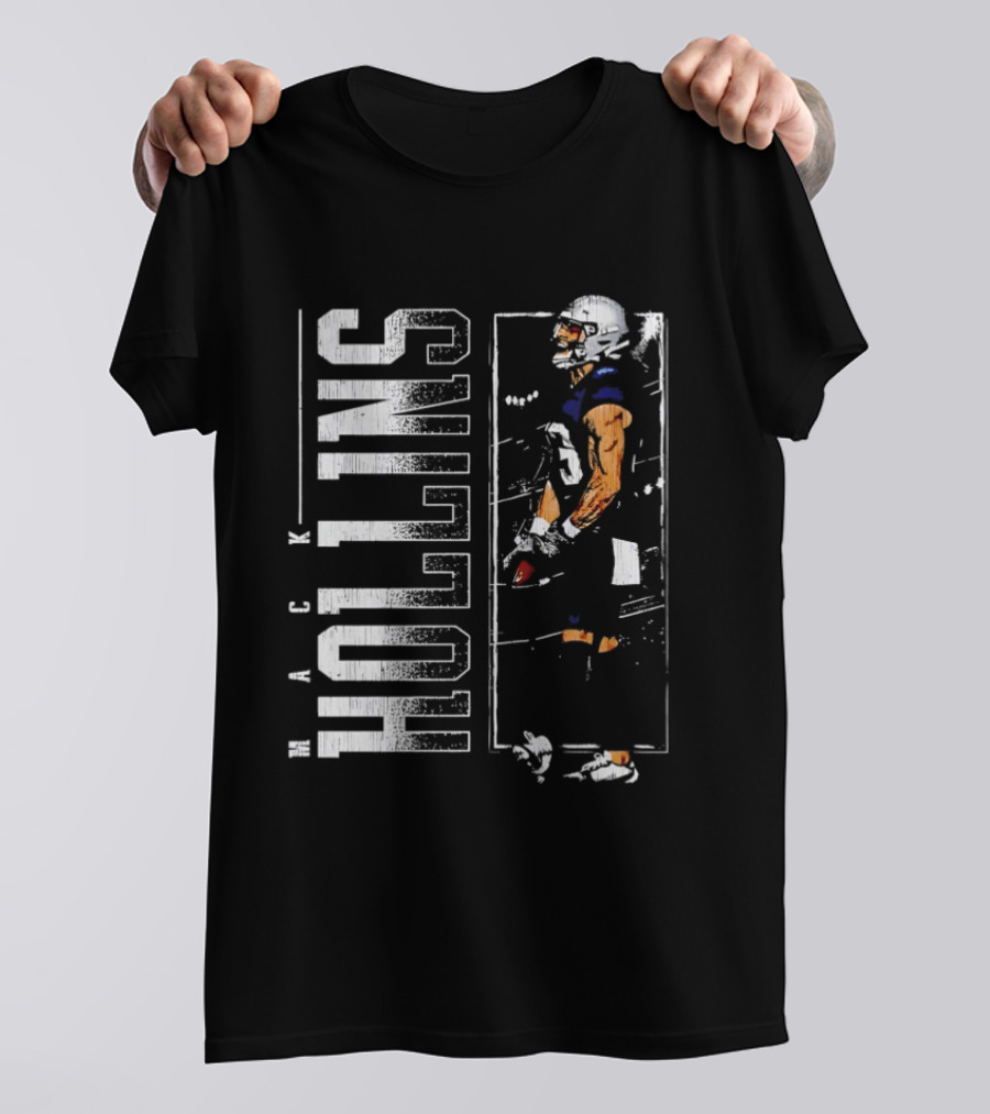 Mack Hollins New England Patriots Vertical Football Gear T-Shirt
