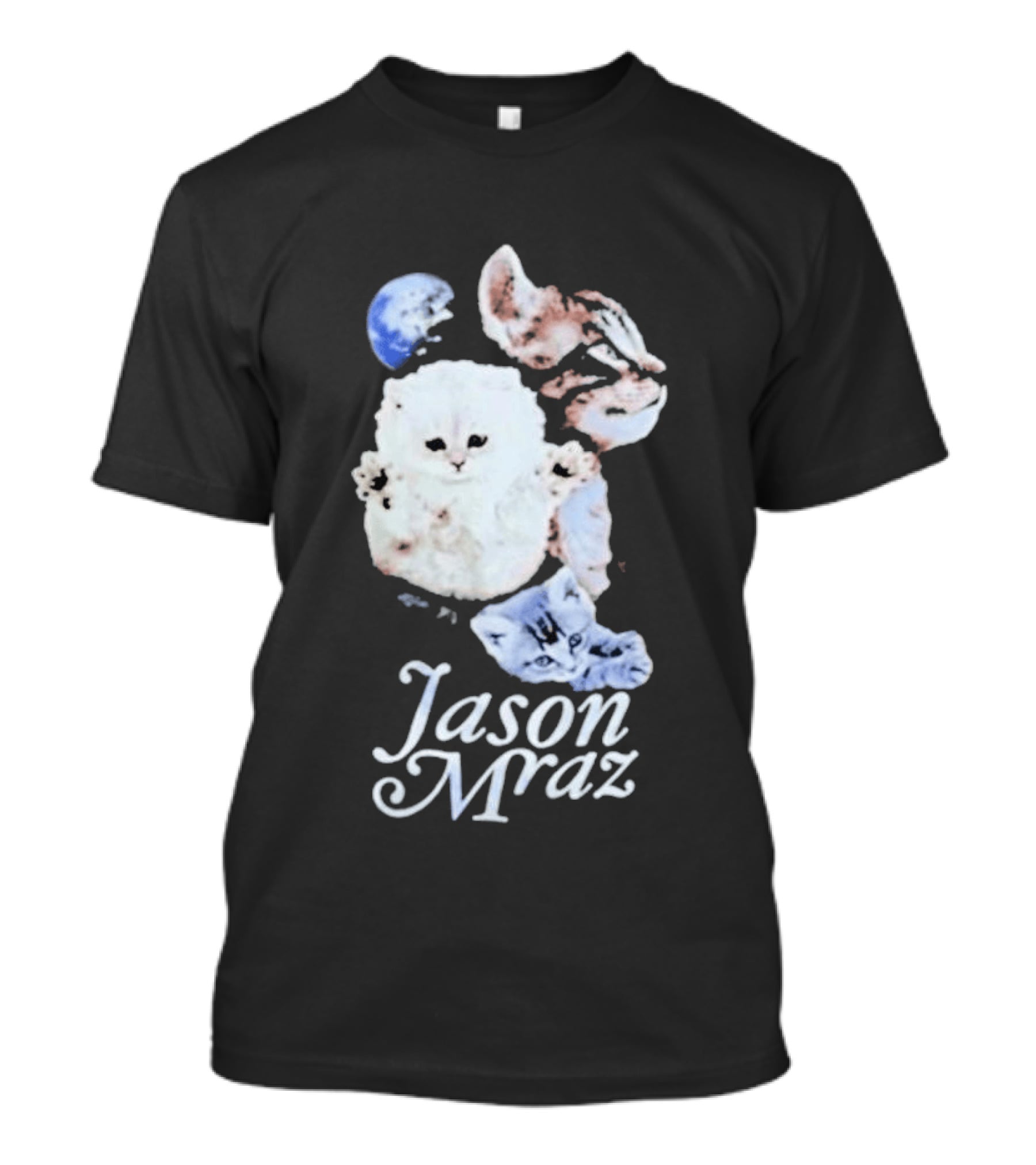 Jason Mraz Cute White Cat T-Shirt
