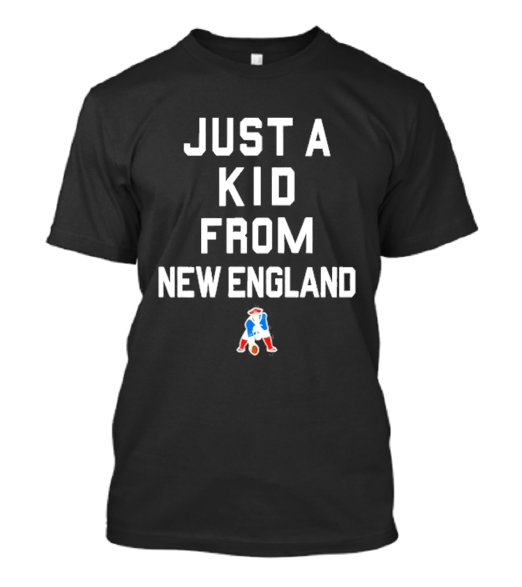 Just A Kid From New England Patriots Iconic Team Spirit T-Shirt