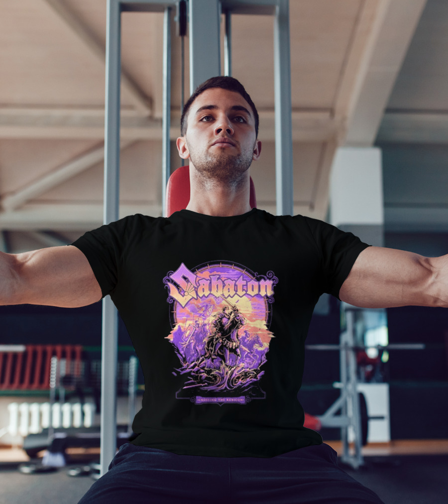 Sabaton Crossing The Rubicon Caesar's Crossing Purple Sunset T-Shirt