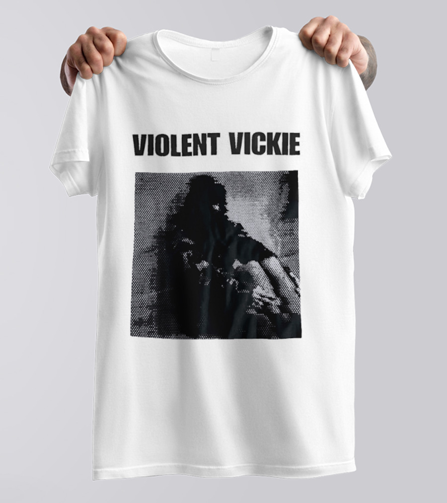 Violent Vickie Pixel Art Visual T-Shirt