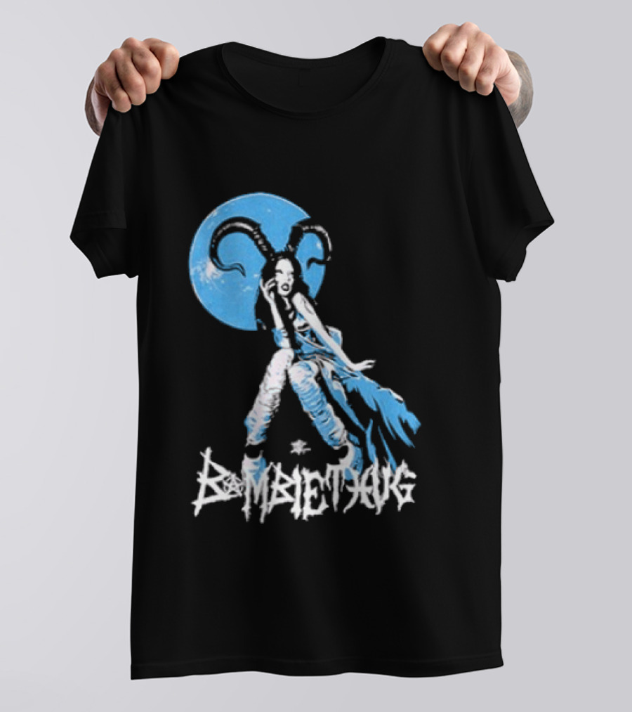 Bambie Thug Crown The Witch Tour 2024 Dates Ethereal Blue Warrior T-Shirt