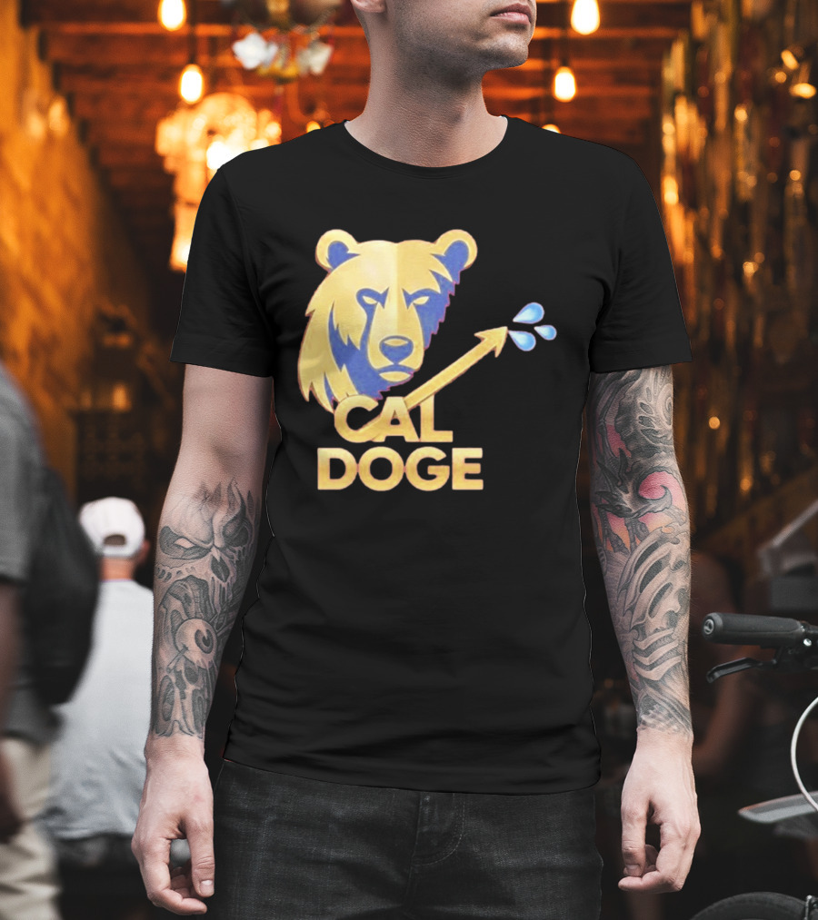 CAL DOGE California Bear Arrow Splash T-Shirt