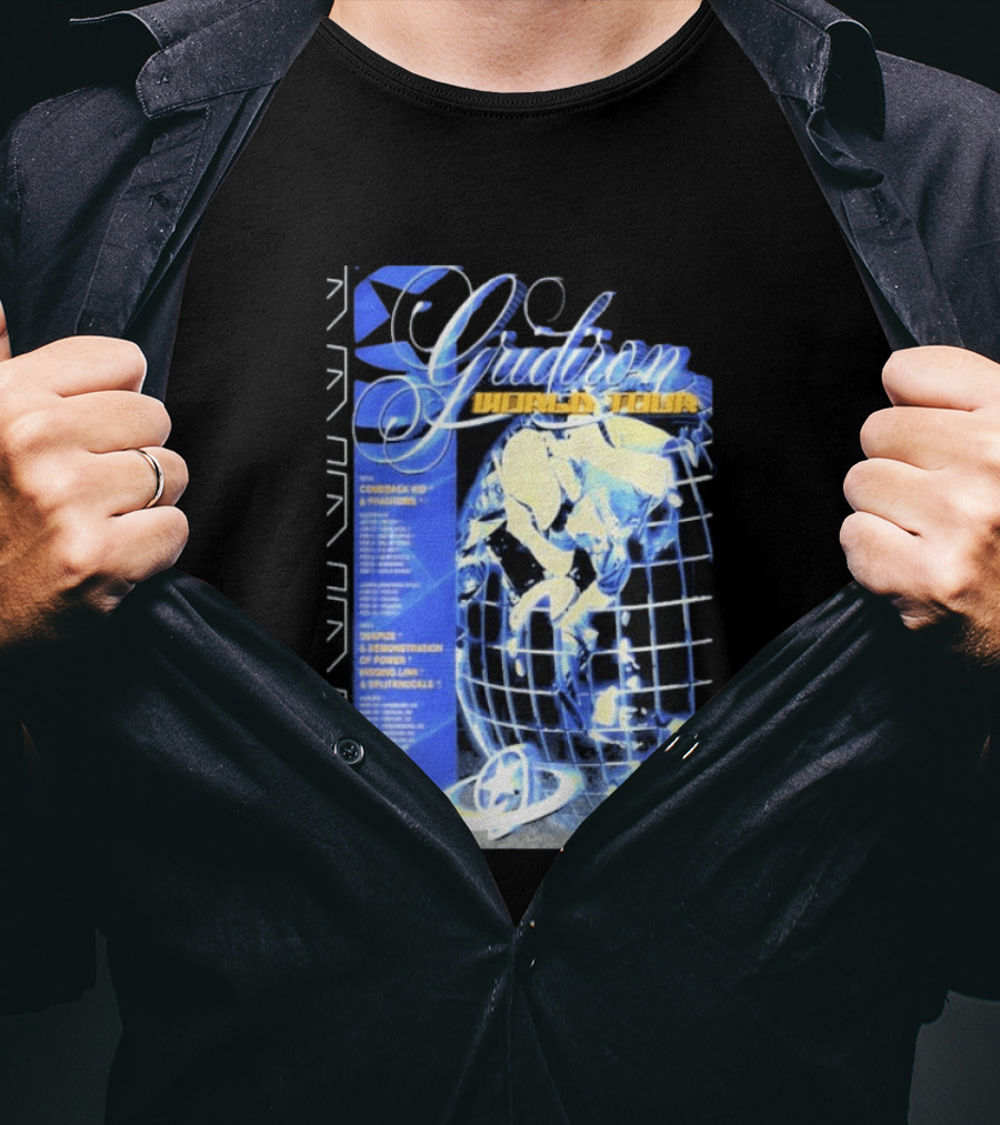 Gridiron World Tour 2026 Comeback Kid Phantoms Upsize Demonstration Of Power Scraping Lurk Blitzkrieg T-Shirt