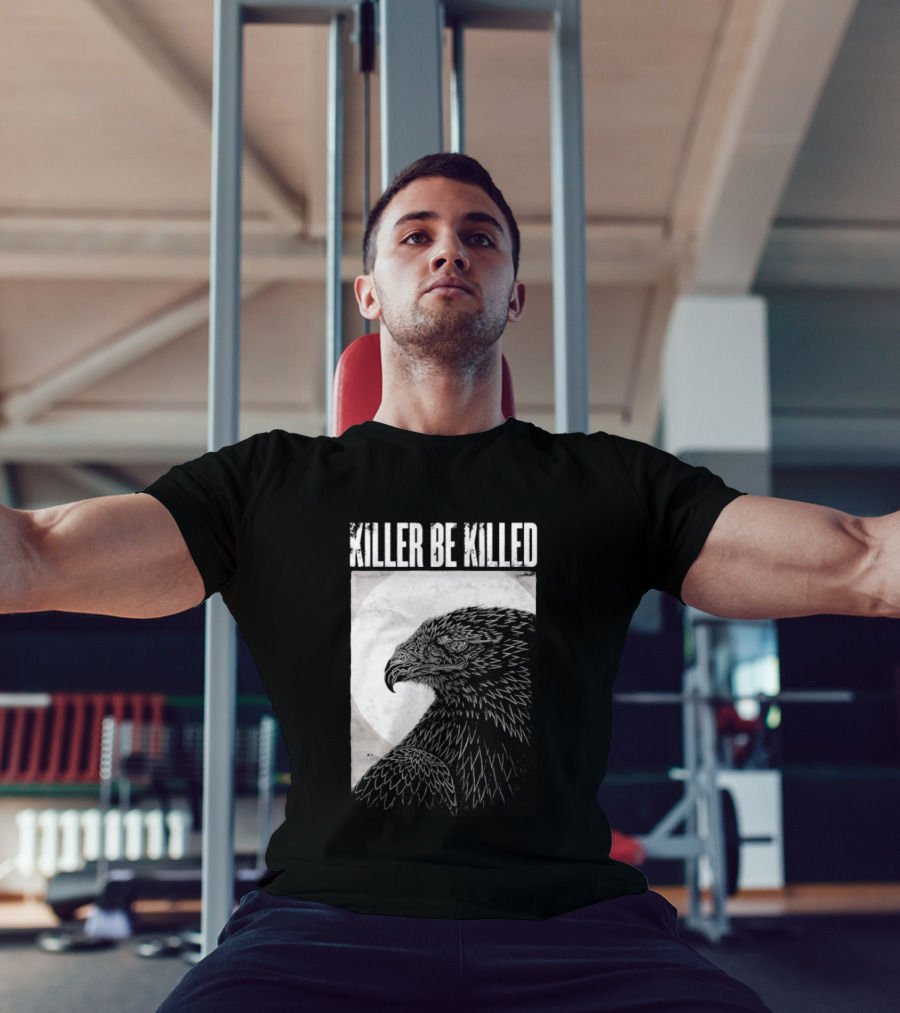 Killer Be Killed Black And White Eagle T-Shirt