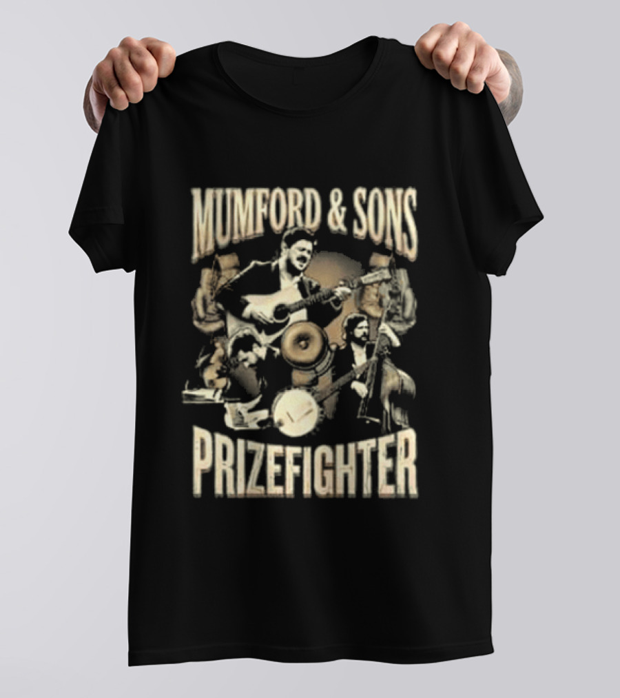 Mumford And Sons Prizefighter Album Launch Tour February 10 2026 Nottingham Rock City Concert T-Shirt