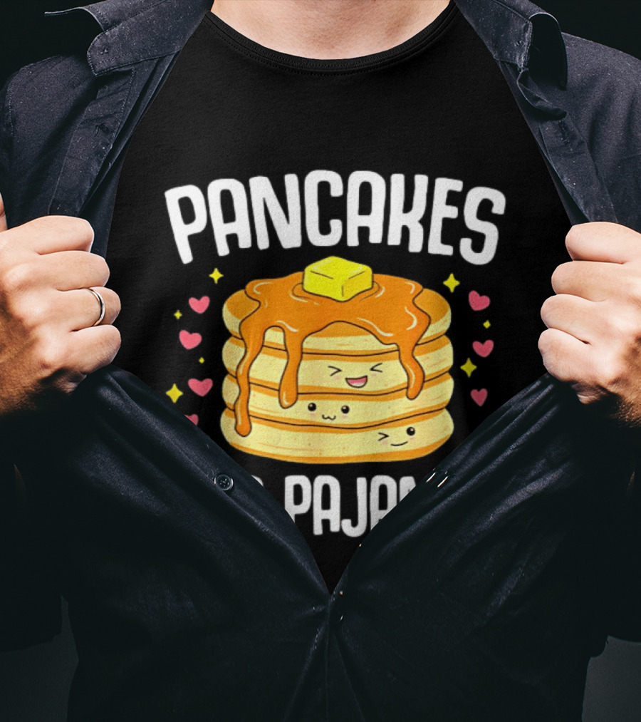 Pancakes And Pajamas Kawaii Cute Pancake Lover Toddler T-Shirt