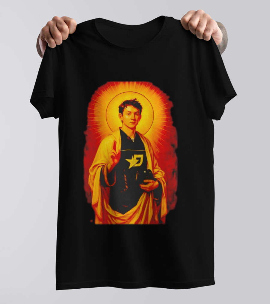 Saint Max Verstappen F1 Racing Iconic Imagery With Halo And Driver T-Shirt