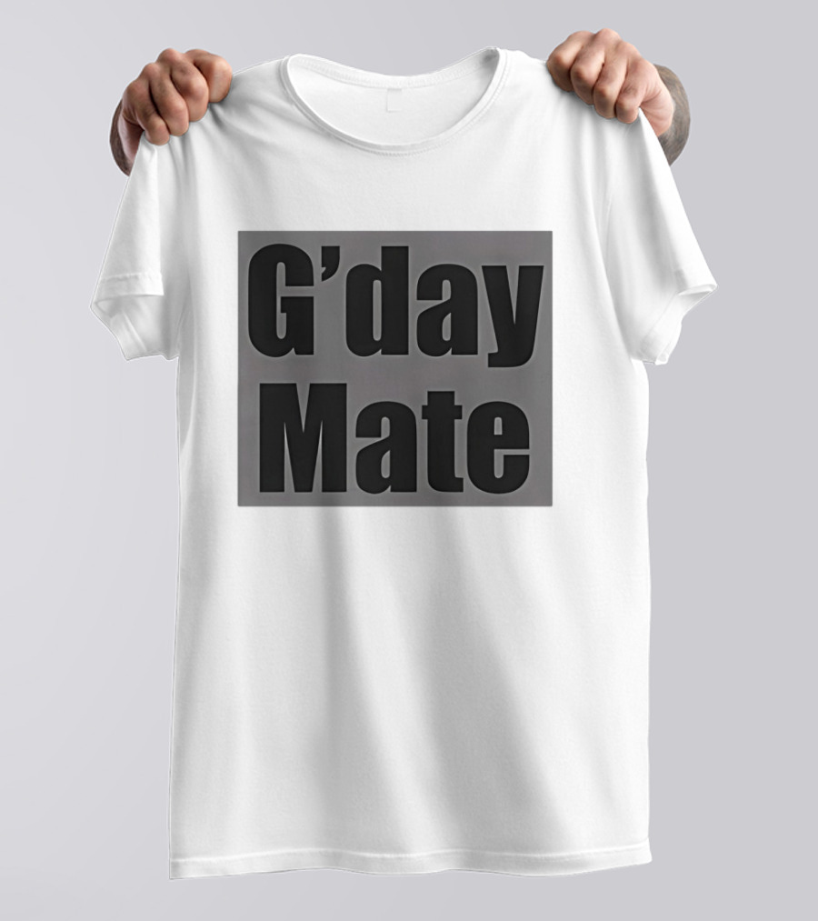 G'day Mate Anaconda Phrase Australian Greeting T-Shirt