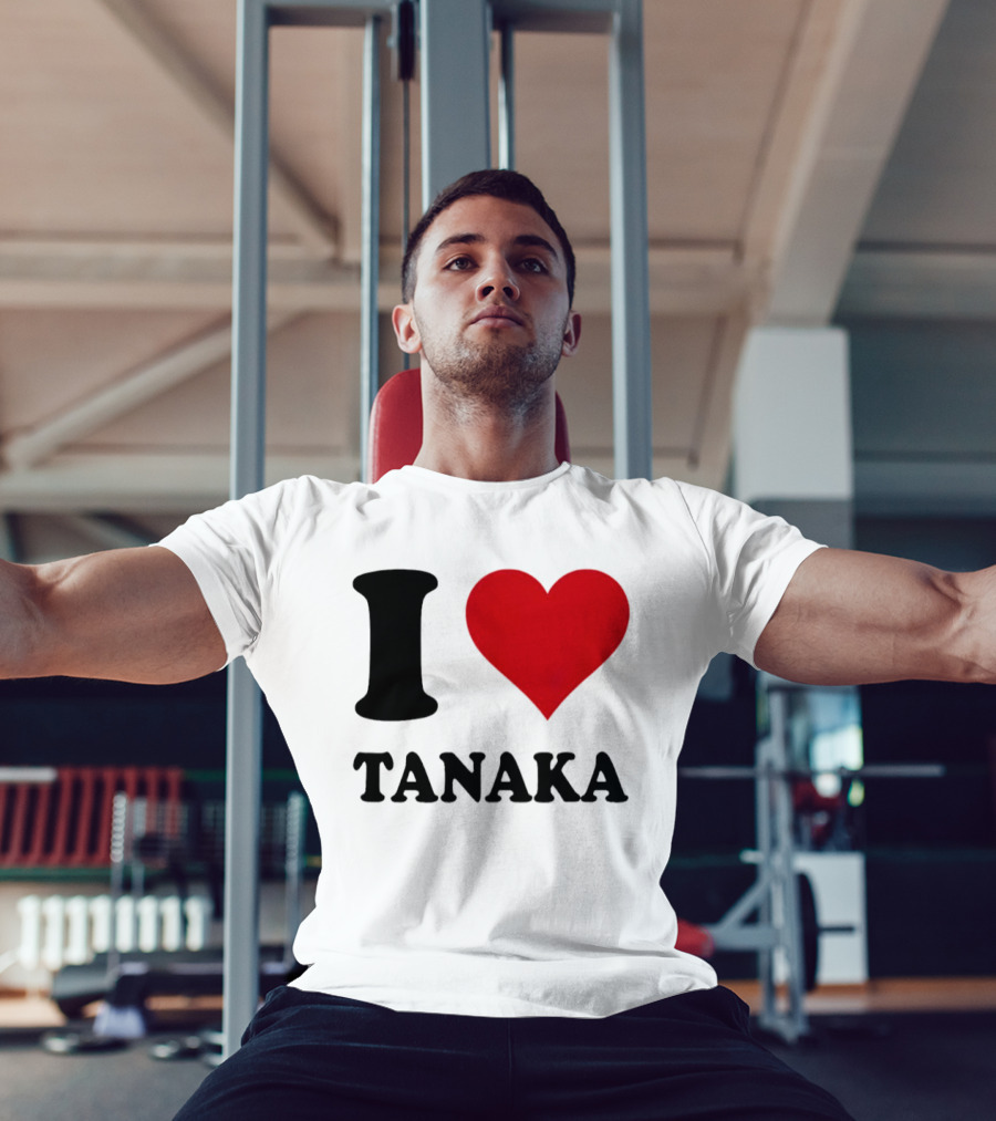 I Love Tanaka Ao Tanaka Leeds United FC T-Shirt
