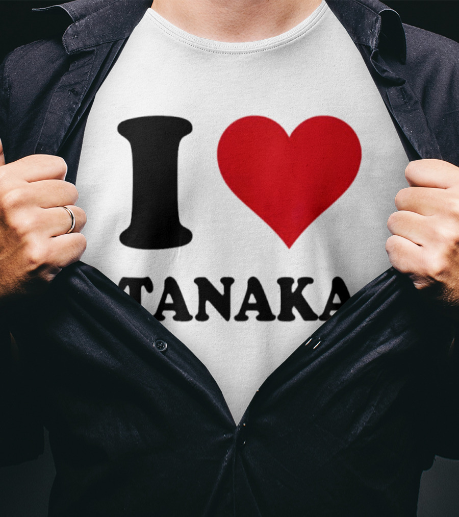 I Love Tanaka Ao Tanaka Leeds United FC T-Shirt