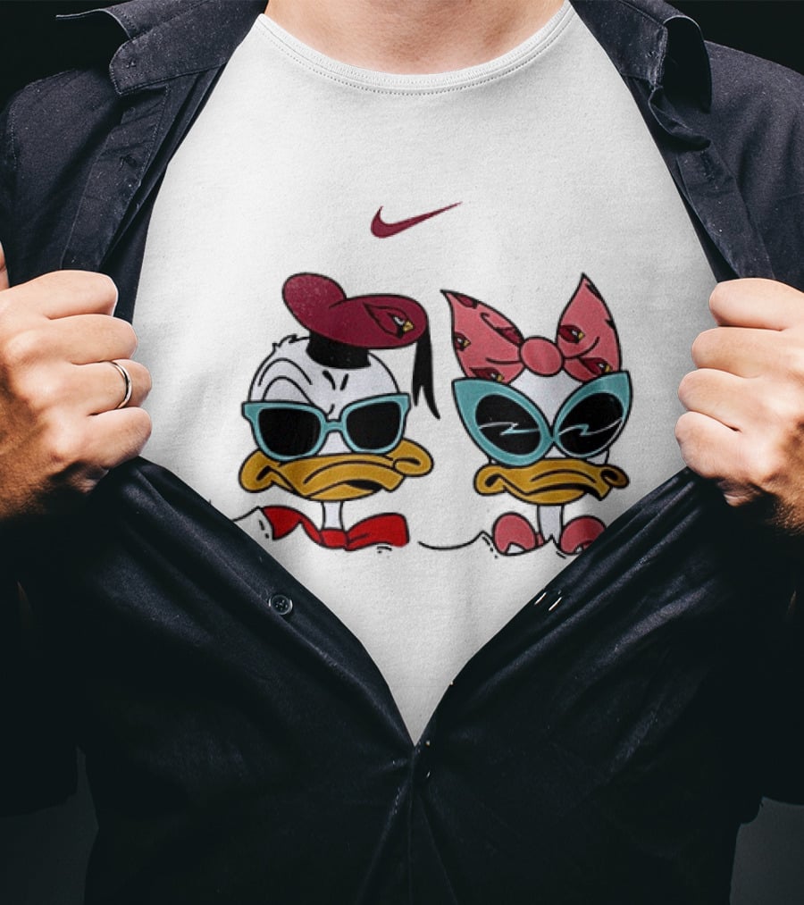 Arizona Cardinals Donald Daisy Duck Nike Collaboration T-Shirt