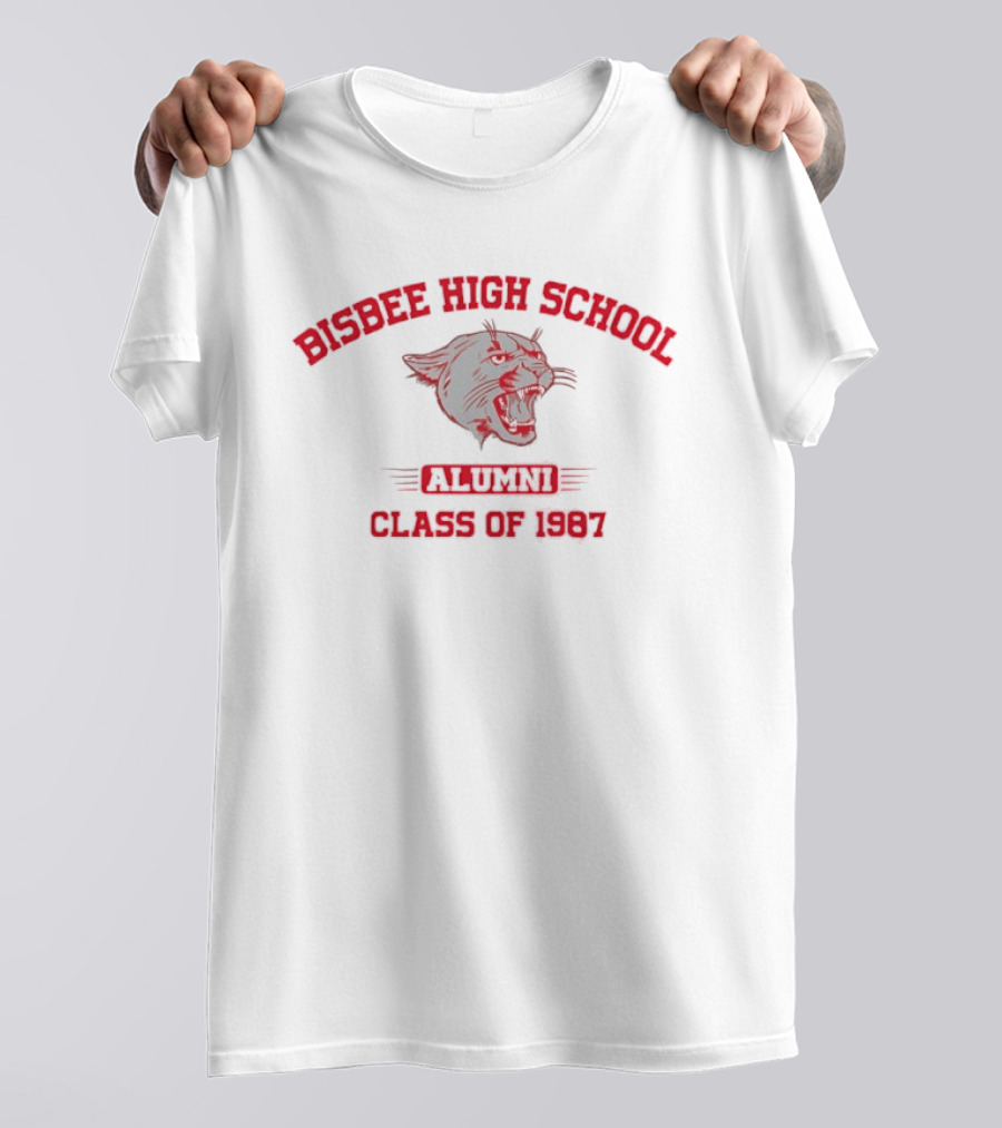 Bisbee High School Alumni Class Of 1987 Cougar T-Shirt