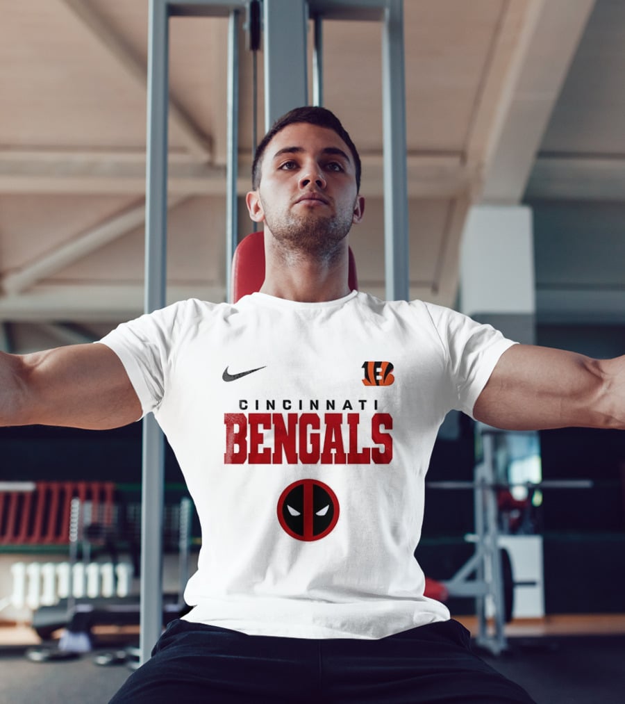 Nike Cincinnati Bengals Deadpool Icon Collaboration T-Shirt