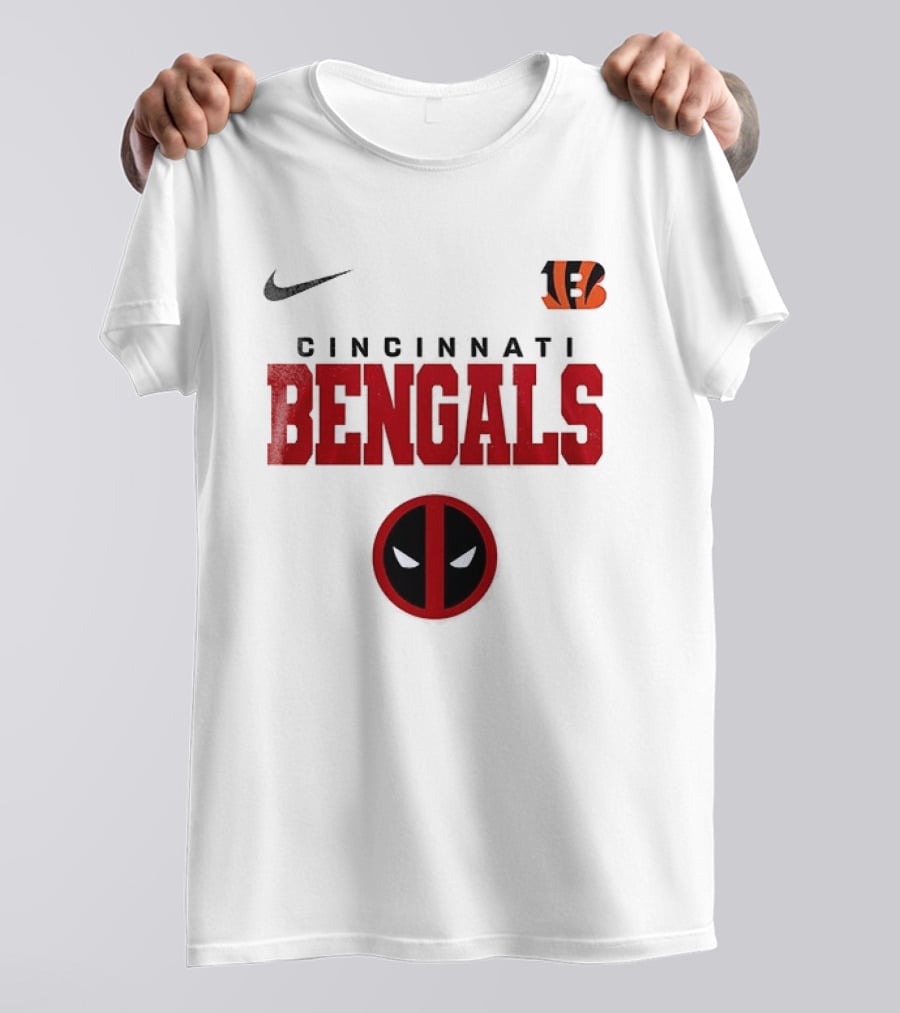 Nike Cincinnati Bengals Deadpool Icon Collaboration T-Shirt