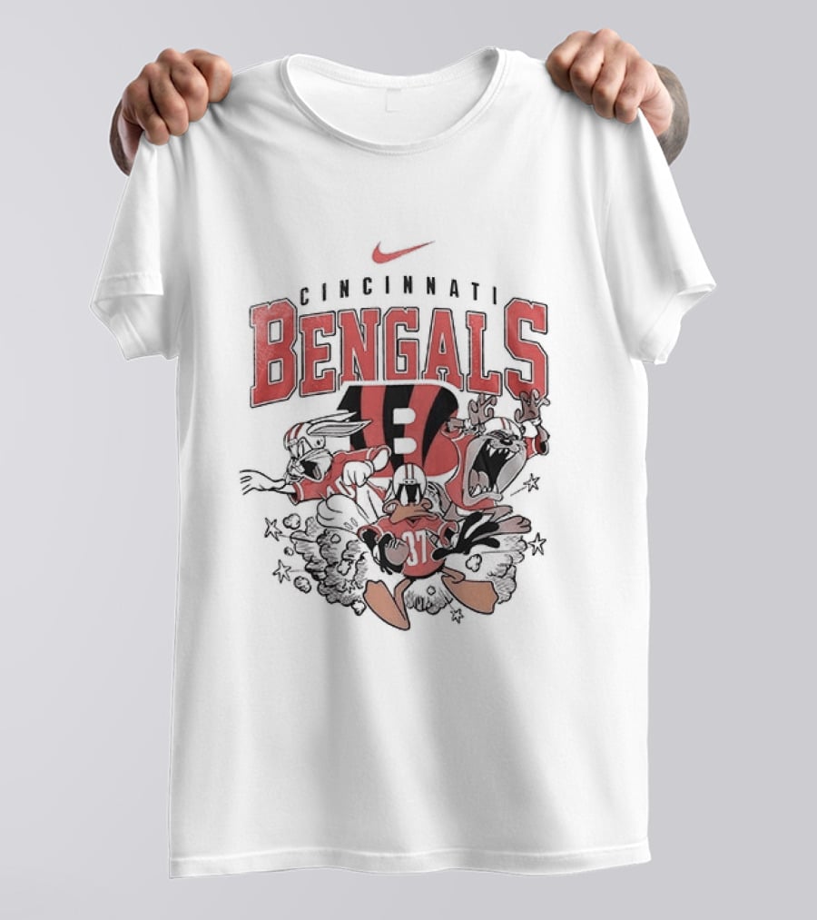 Cincinnati Bengals Looney Tunes Nike Collaboration T-Shirt