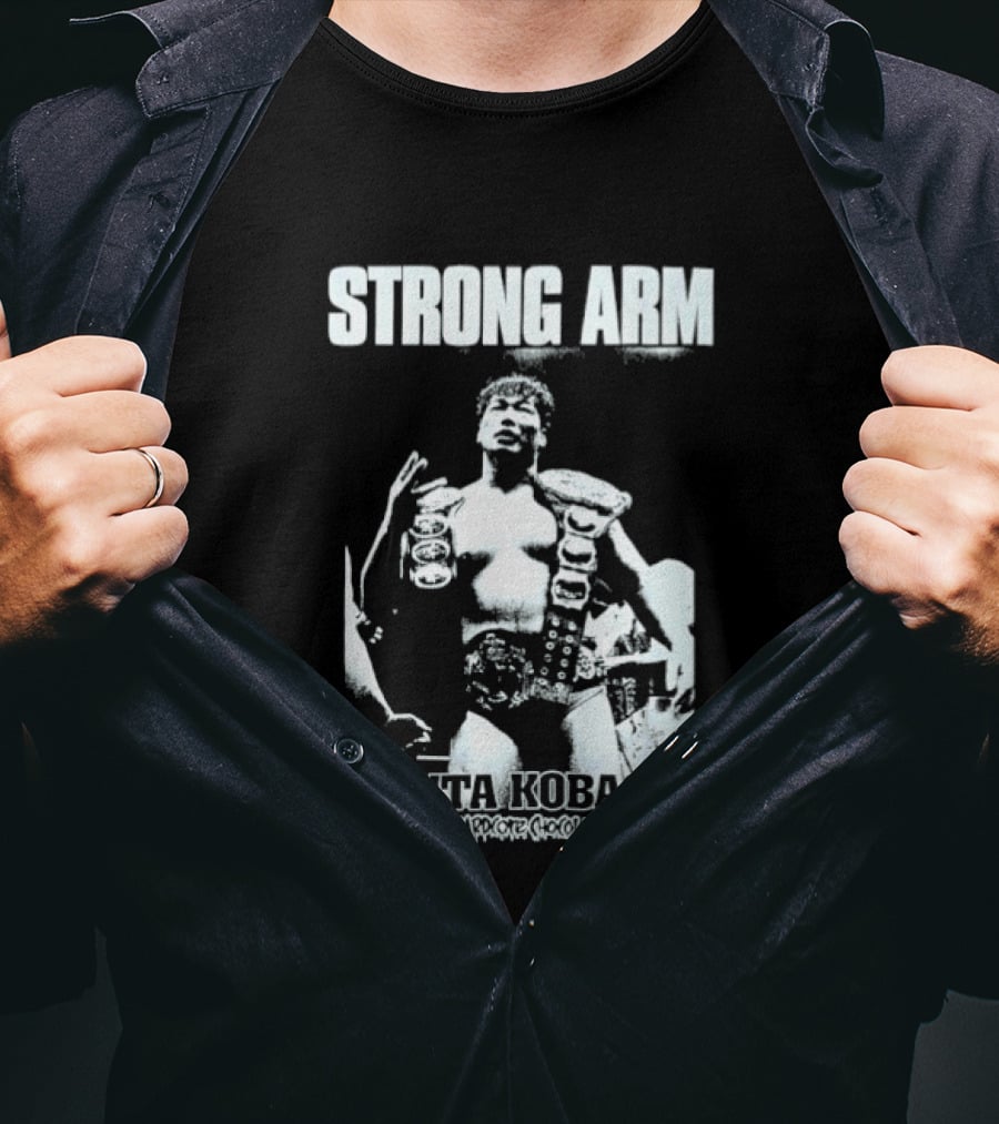 Kenta Kobashi Strong Arm Wrestling Legend T-Shirt