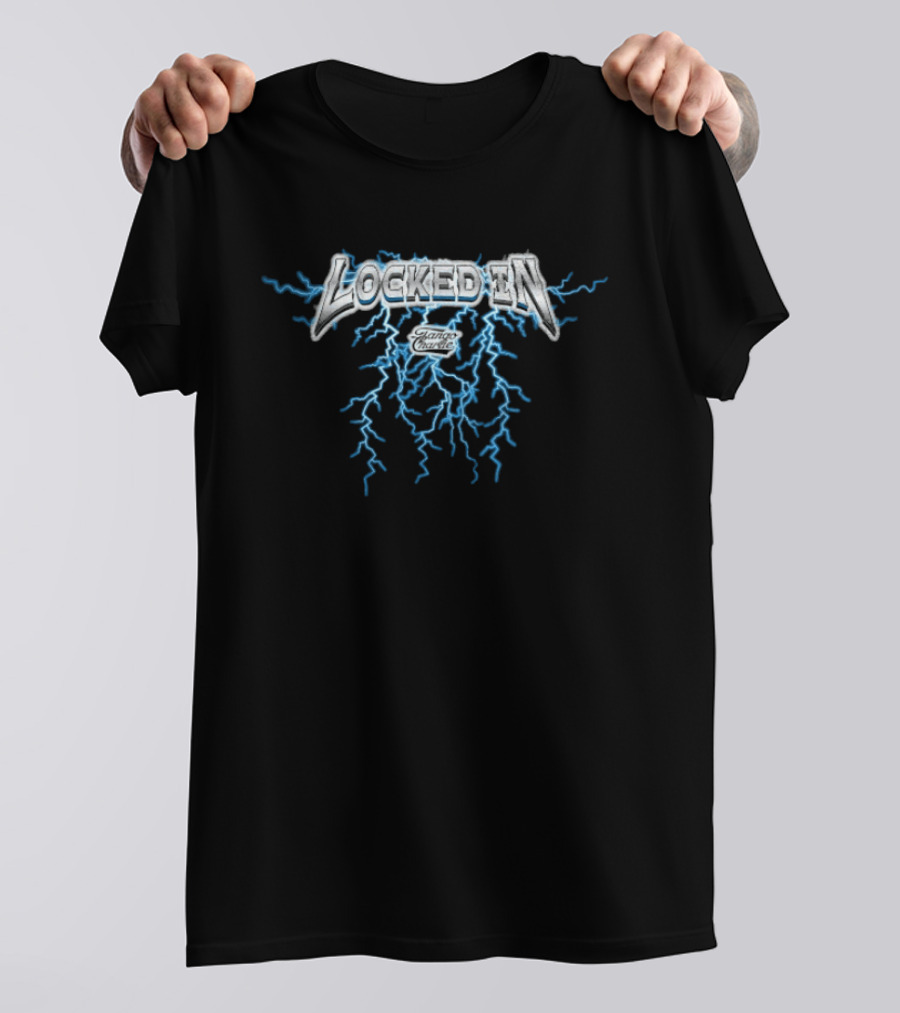 Locked In Lightning Tango Charlie Thunderbolt Burst T-Shirt