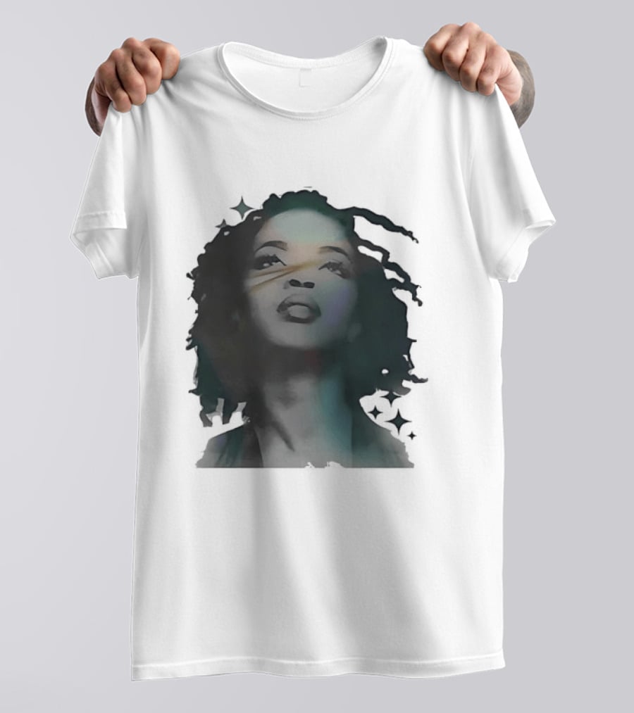 Lauryn Hill Watercolor Style Dreadlocks T-Shirt