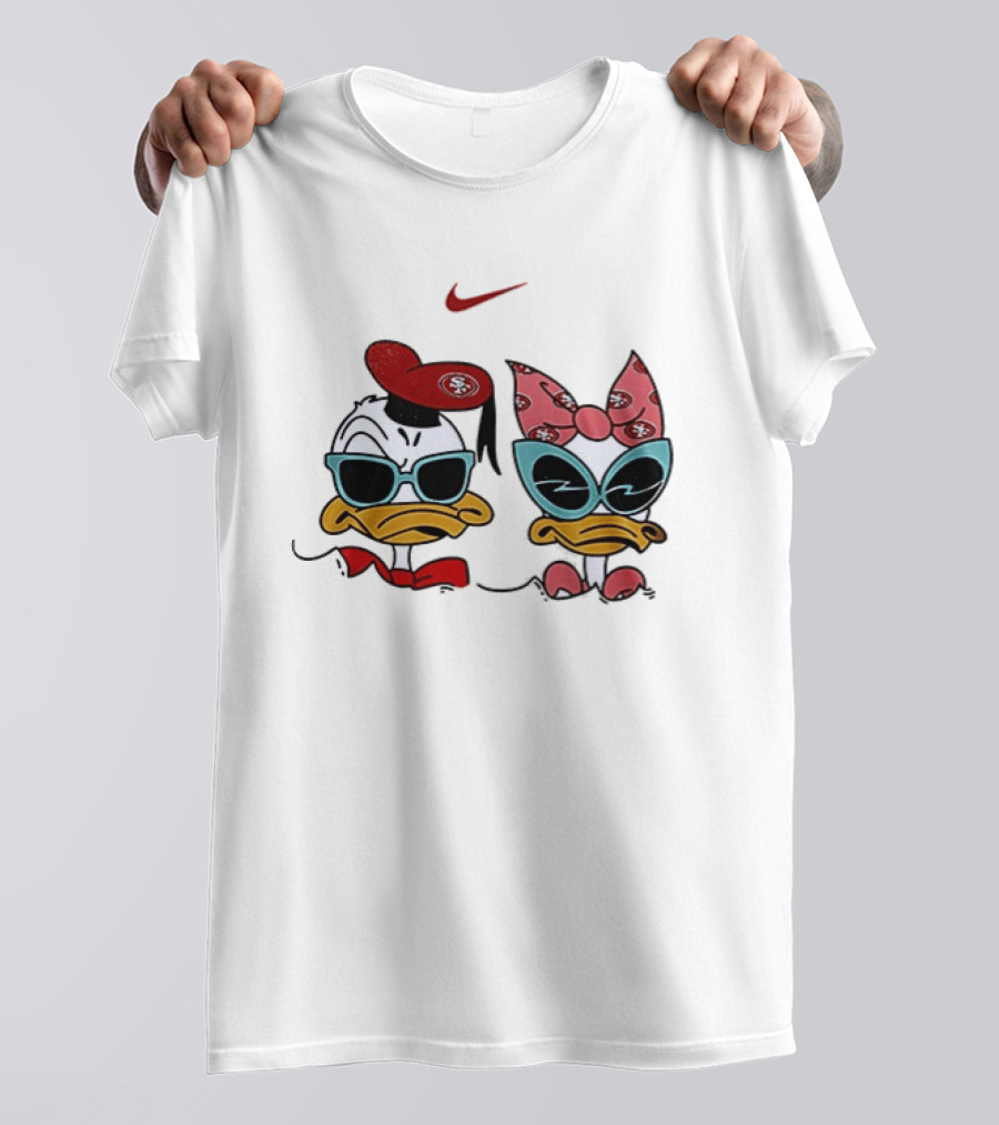 Nike San Francisco 49ers Donald Daisy Duck Collaboration T-Shirt