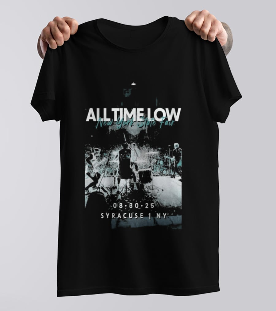 All Time Low New York State Fair Syracuse NY Aug 30 2025 T-Shirt