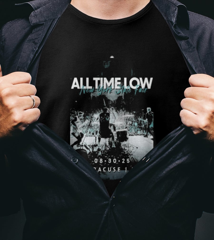All Time Low New York State Fair Syracuse NY Aug 30 2025 T-Shirt