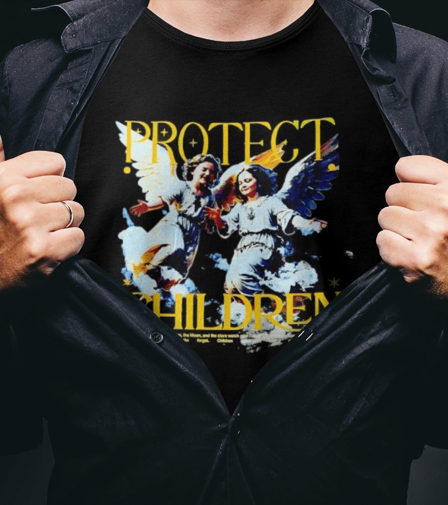 Protect Children Angel Guardians Heavenly Wings T-Shirt