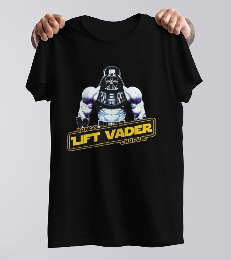 Tango Lift Vader Charlie Star Wars Buff Darth Vader T-Shirt