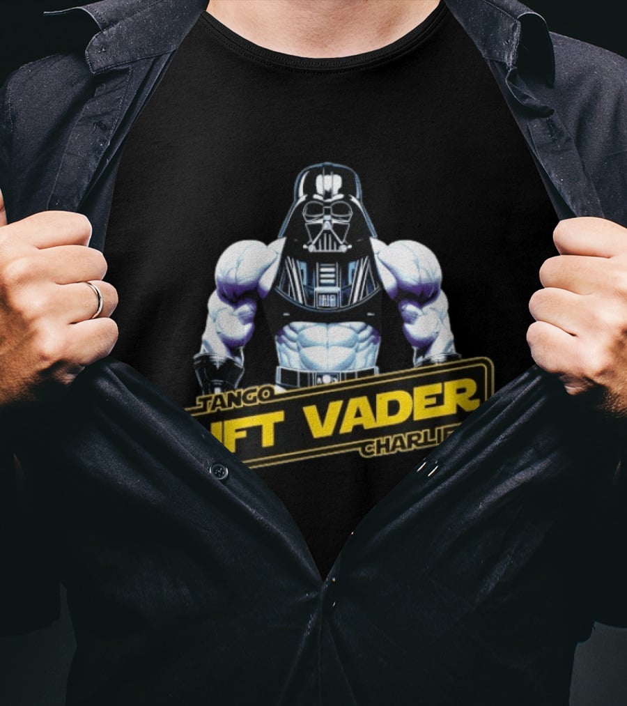 Tango Lift Vader Charlie Star Wars Buff Darth Vader T-Shirt